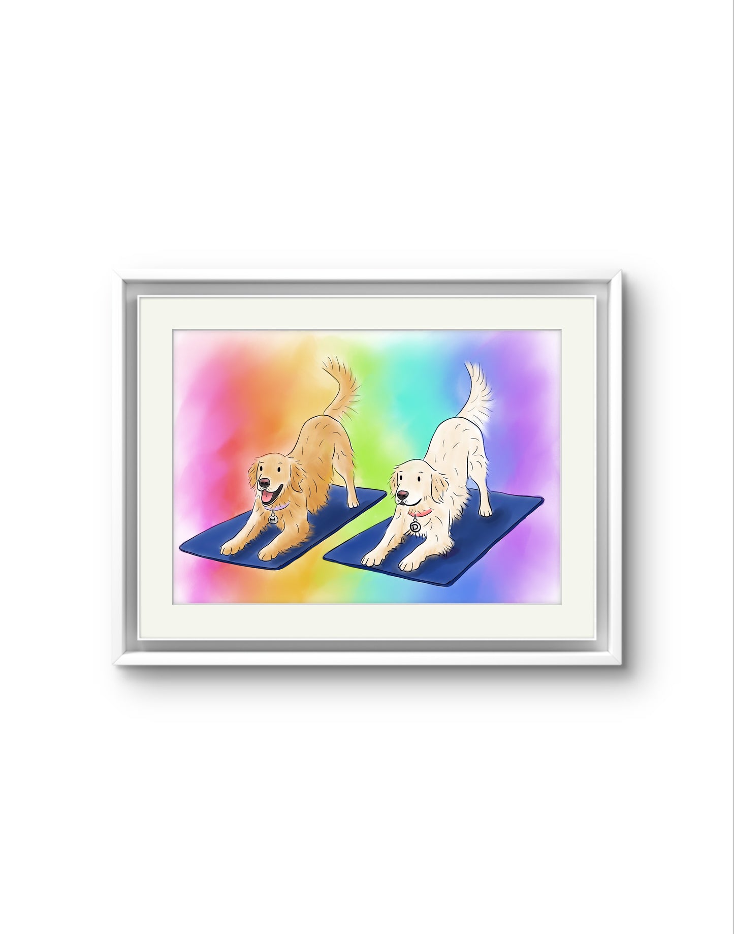 Pet Illustration Print – Custom digitally Hand Drawn Pet Portrait from Photo