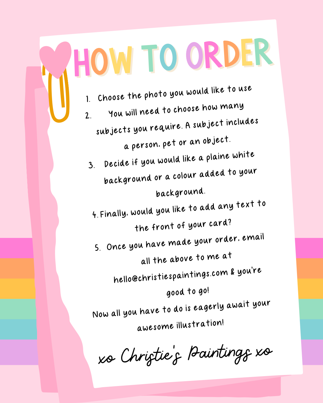 how to order sign in rainbow theme