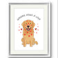 Pet Illustration Print – Custom digitally Hand Drawn Pet Portrait from Photo