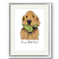 Pet Illustration Print – Custom digitally Hand Drawn Pet Portrait from Photo